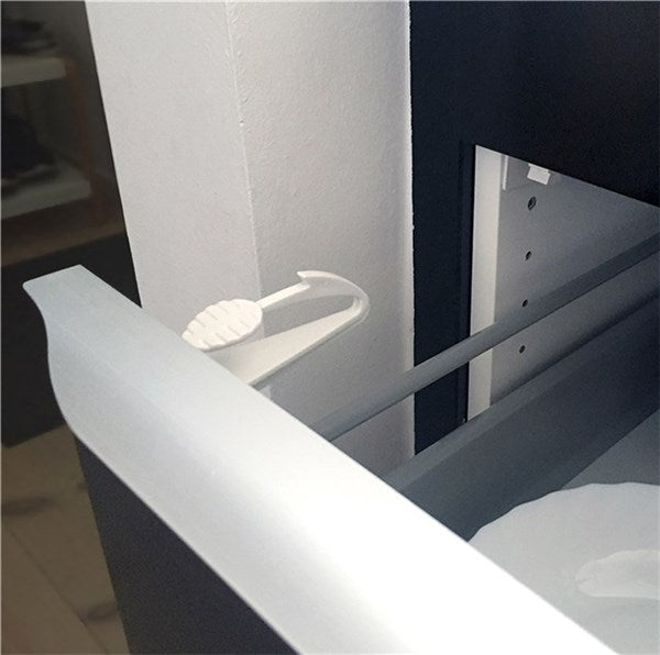 BabyDan Easy Fix Säkerhetslås - Vit