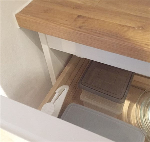 BabyDan Easy Fix Säkerhetslås - Vit