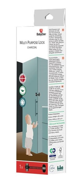 BabyDan Multilås - Svart