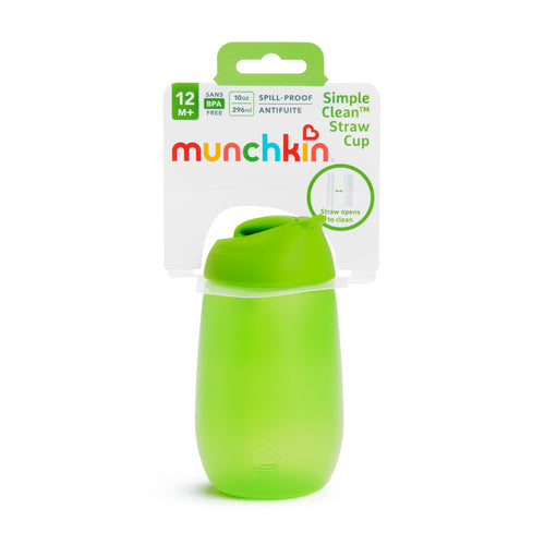 Munchkin Simple Clean Straw Cup – 300 ml – Grön +12 månader