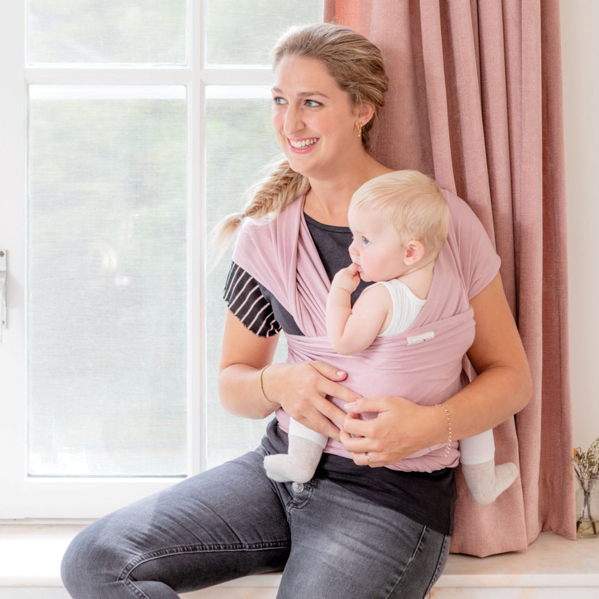 Babylonia Tricot-Slen Organic – Soft Pink