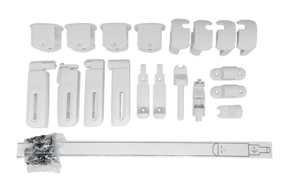 BabyDan Beslag För FlexiFit Metall/Ebba Säkerhetsgrind - Vit