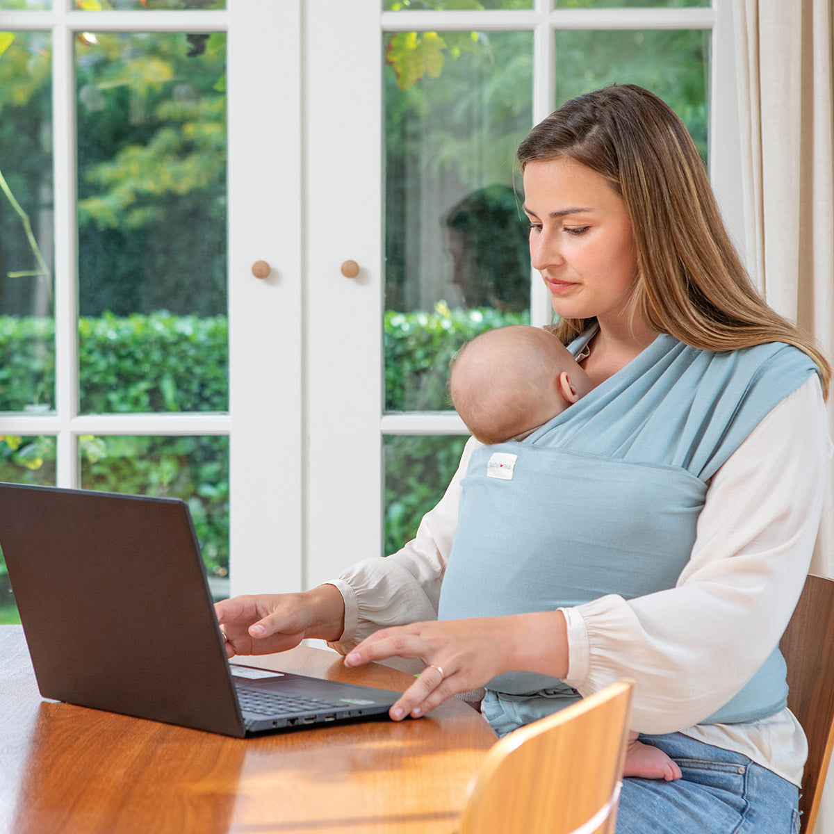 Babylonia Tricot-Slen Organic – Silver Blue