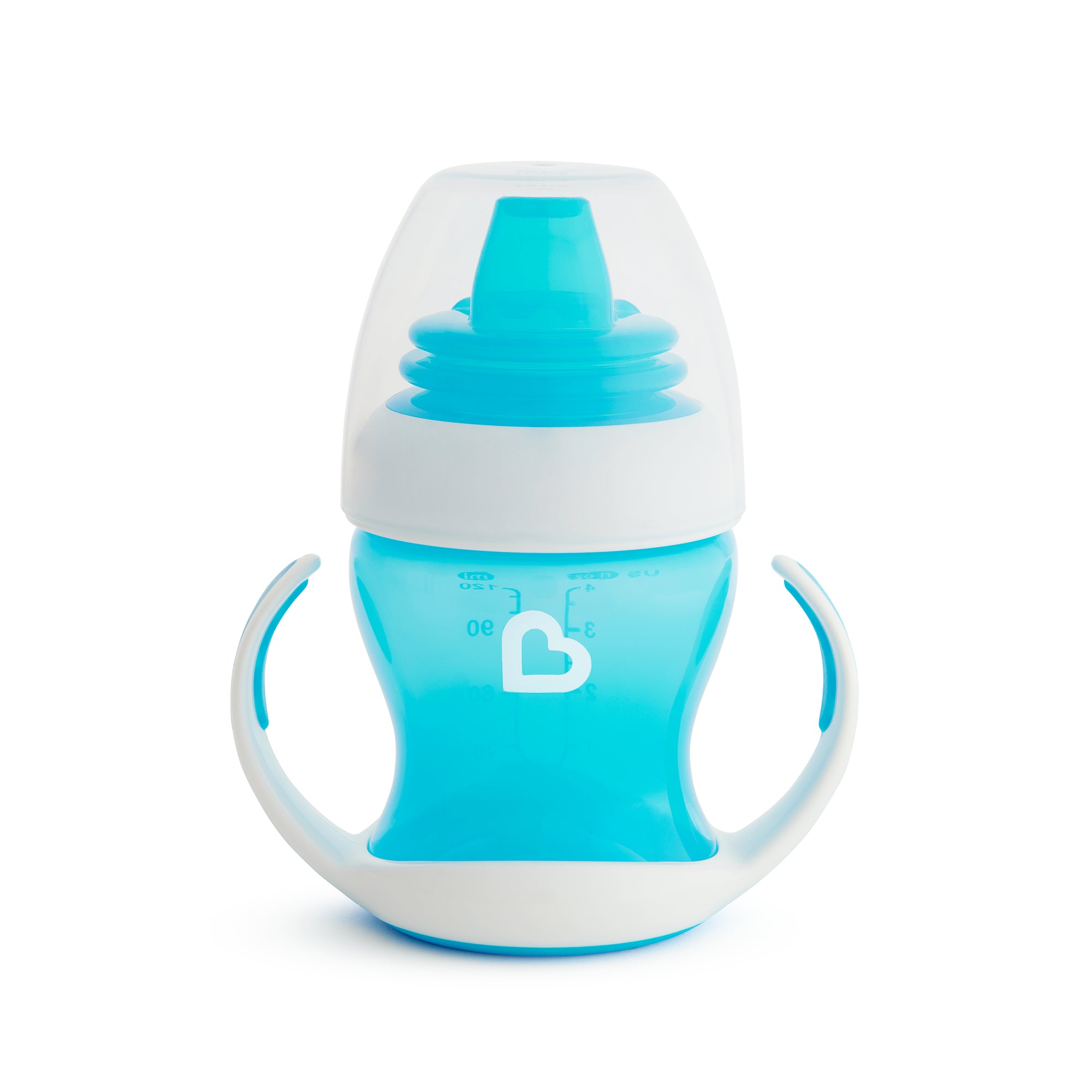 Munchkin Gentle Transition Pipmugg +4 Mån 120 ml – Blå