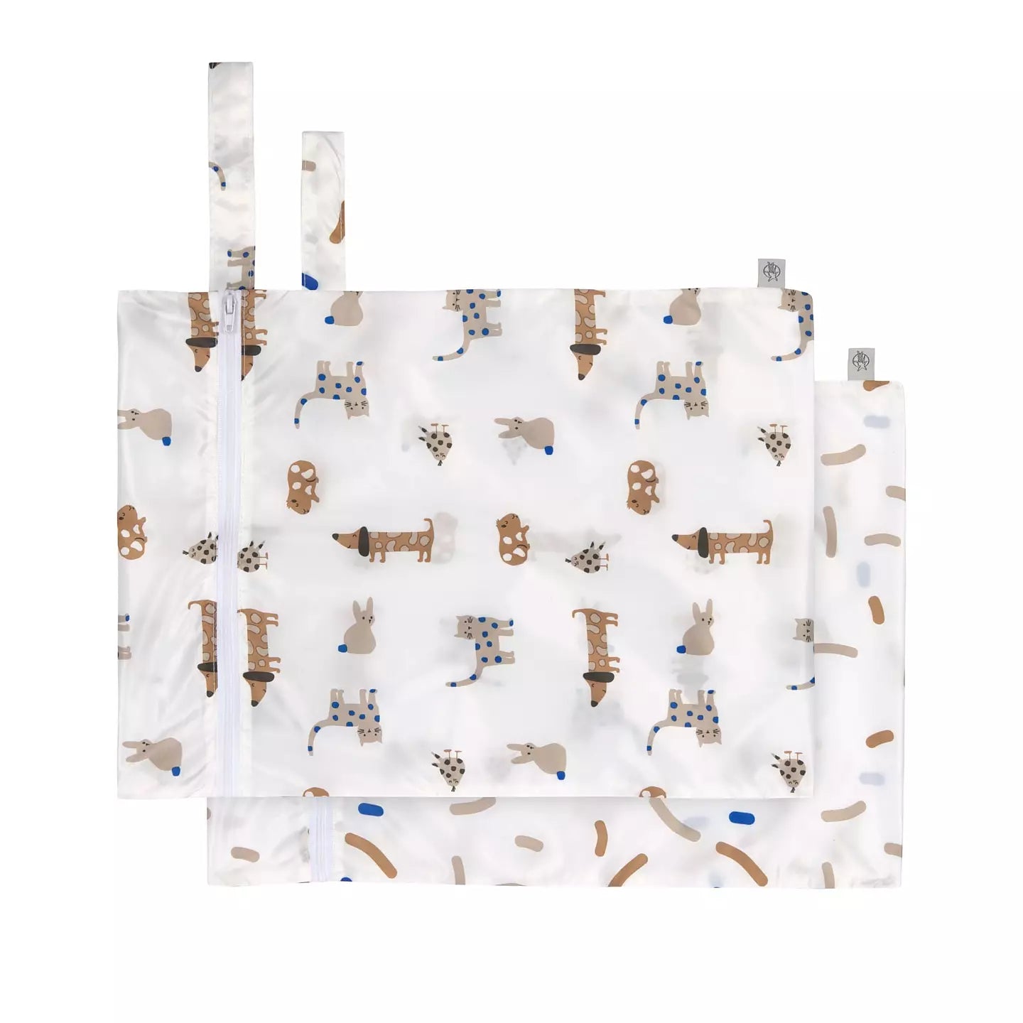 LÄSSIG Wet bag 2-pack – Little Mateys Kungsblå