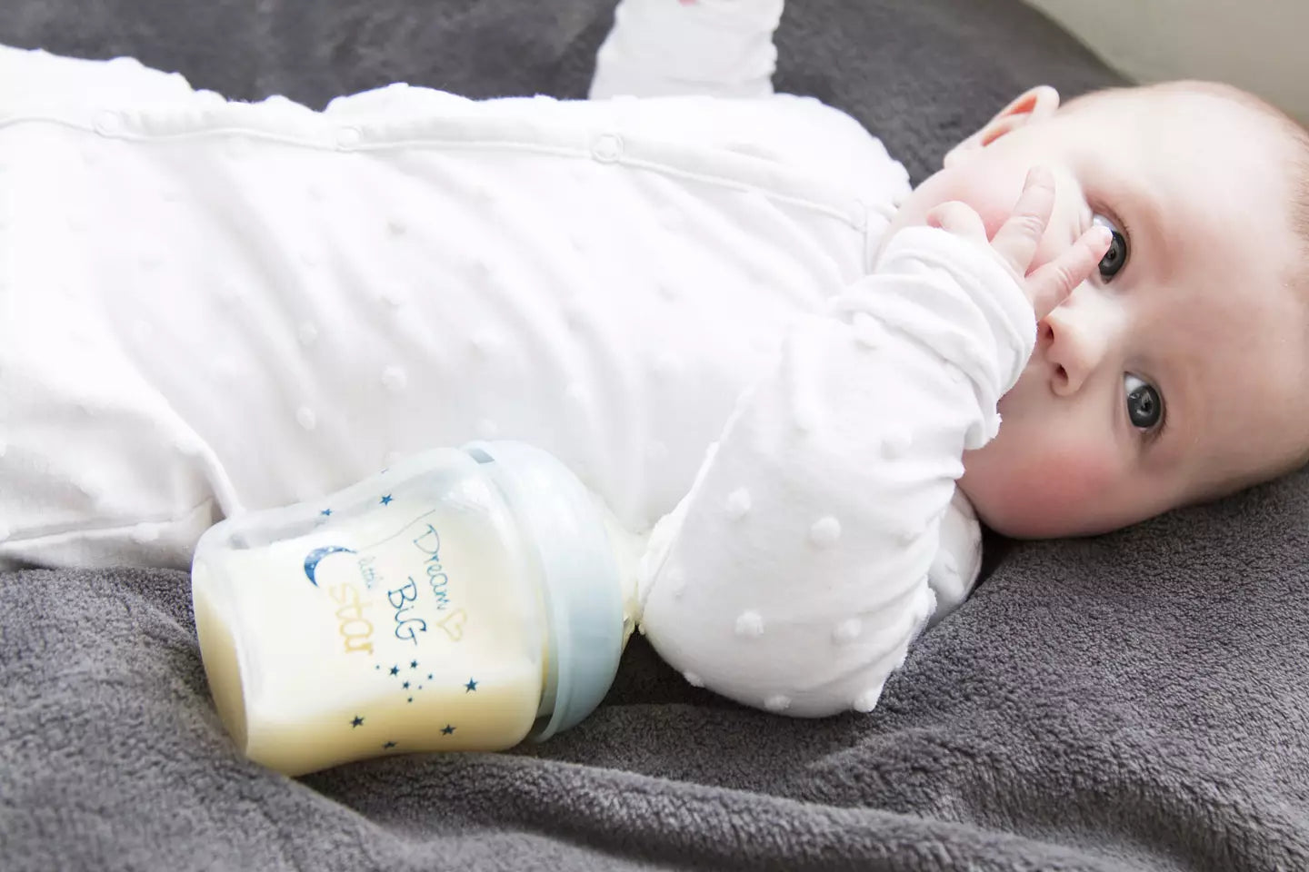 Nûby Nappflaska Little Moments 0m+ 180ml - Blå