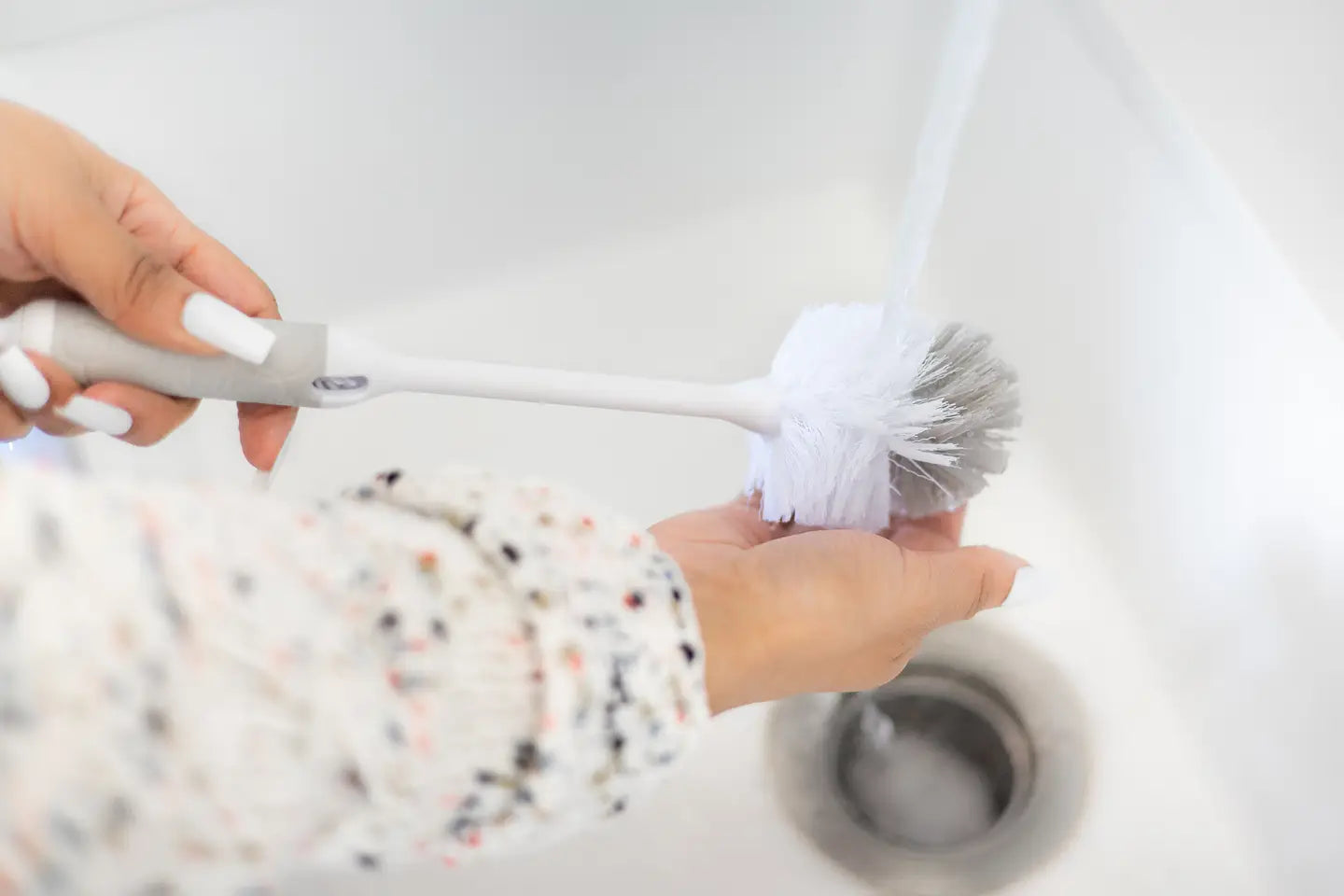 UBBI Flaskborste Grå/Vit