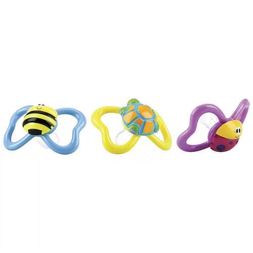 Nûby 3D PaciPal Oval Nappar med Masserande Bubblor – 0–6 månader