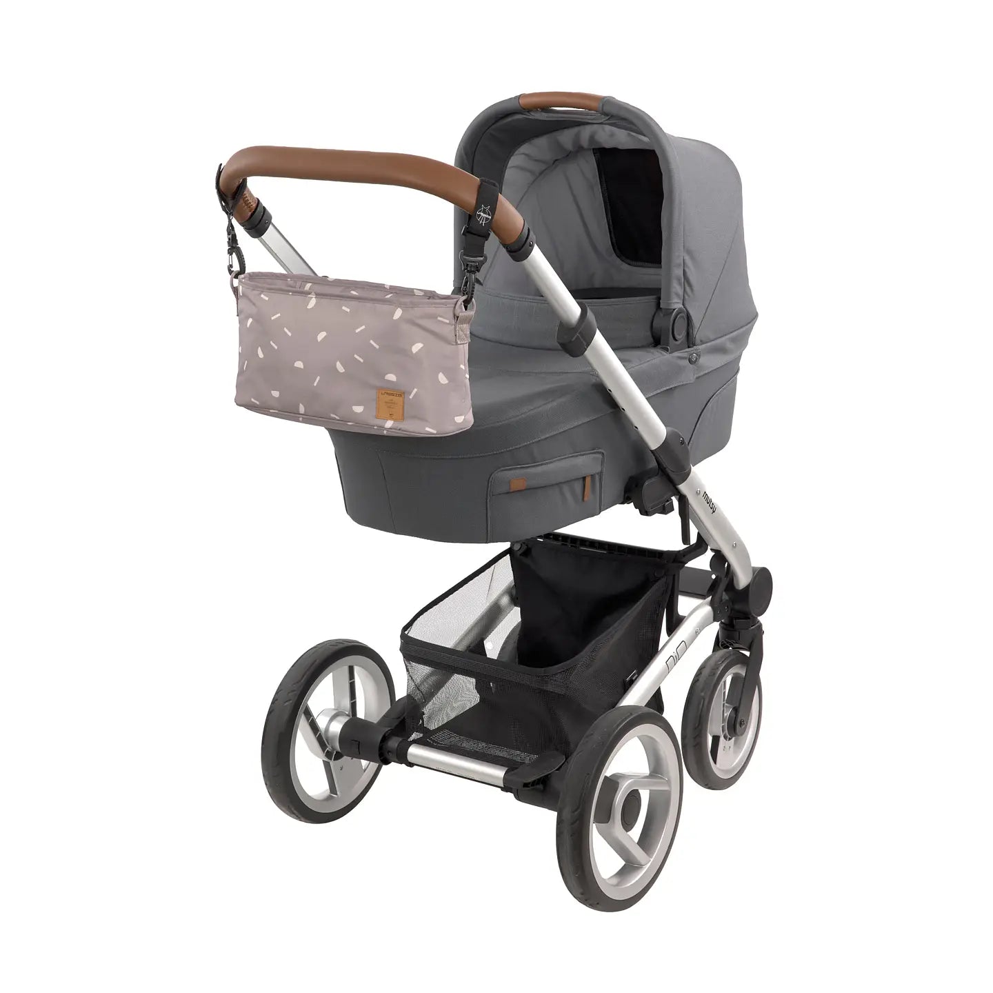 Lässig Organizer För Barnvagn – Blocks Taupe