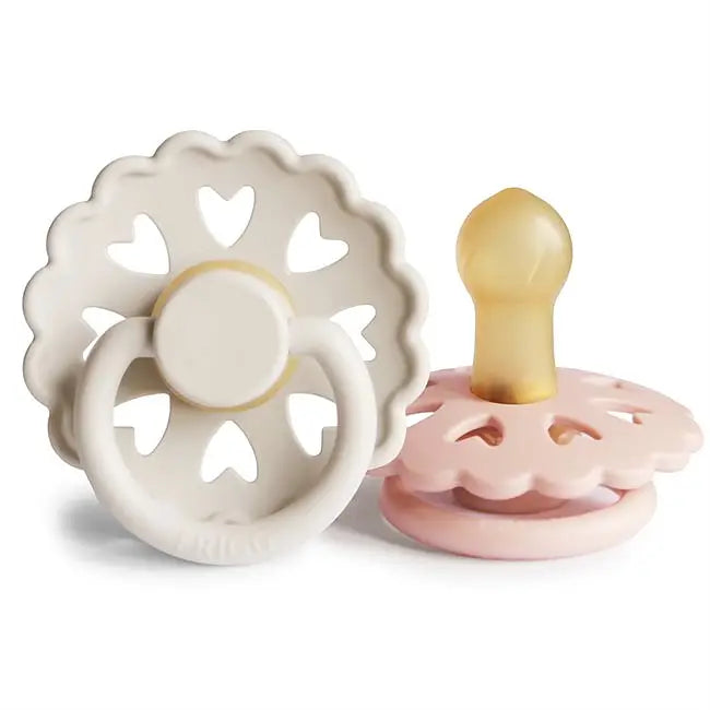 FRIGG Fairytale Latex 2-Pack Gräddvit & Mörkrosa