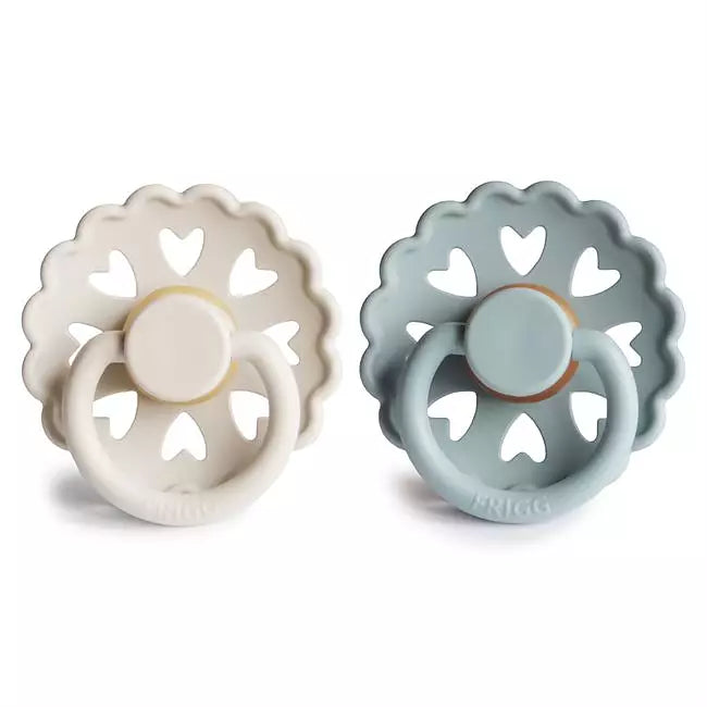 FRIGG Fairytale Latex 2-Pack Gräddvit & Himmelblå