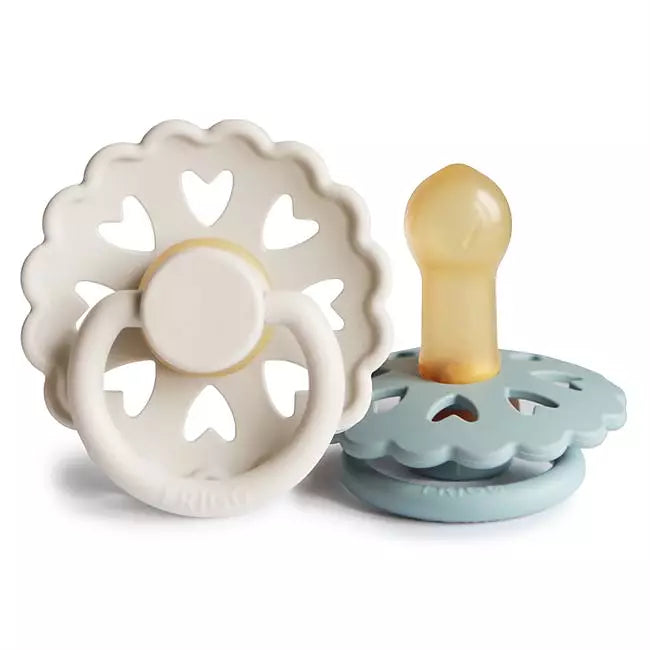 FRIGG Fairytale Latex 2-Pack Gräddvit & Himmelblå