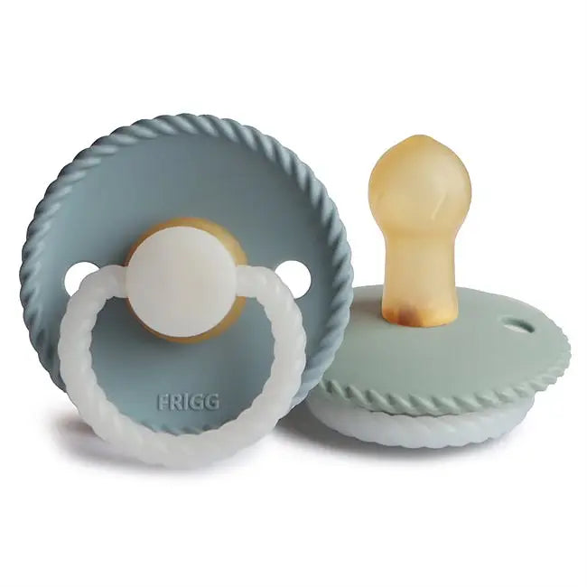 FRIGG Rope Night Latexnapp 2-Pack Dimblå & Salviagrön