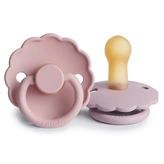 FRIGG Daisy Latexnapp 2-pack – Babyrosa & Mörklila