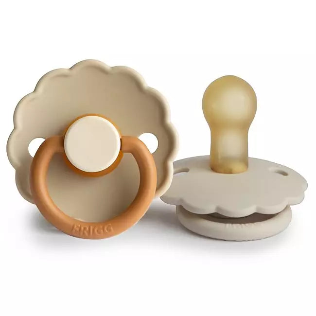 FRIGG Daisy Latexnapp 2-pack – Sandbeige & Gräddvit