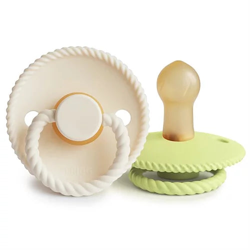 FRIGG Rope Latexnapp 2-Pack Gräddvit & Pistage