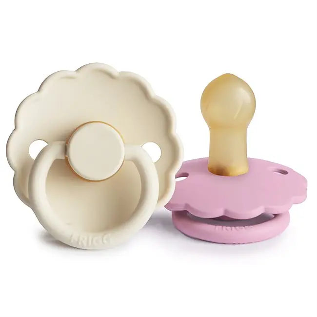 FRIGG Daisy Latexnapp 2-pack – Gräddvit & Bubbelgum