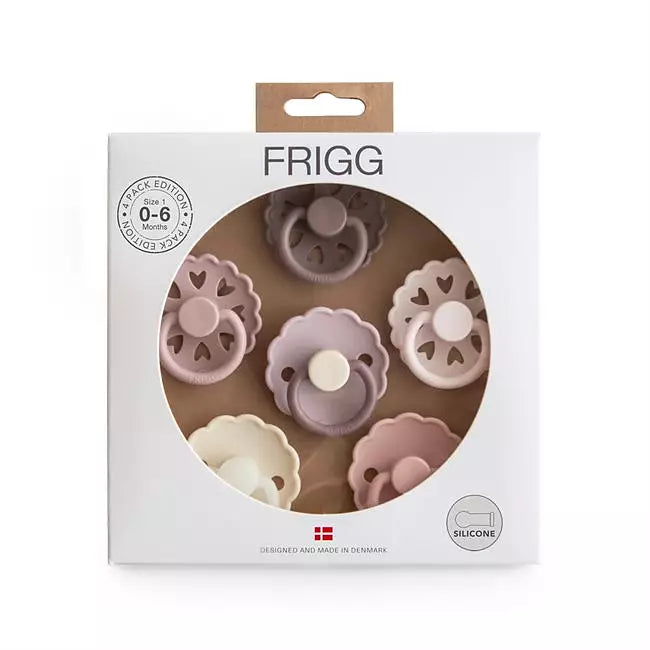 FRIGG Blomstrande Kärlek Silikonnappar - 6 pack