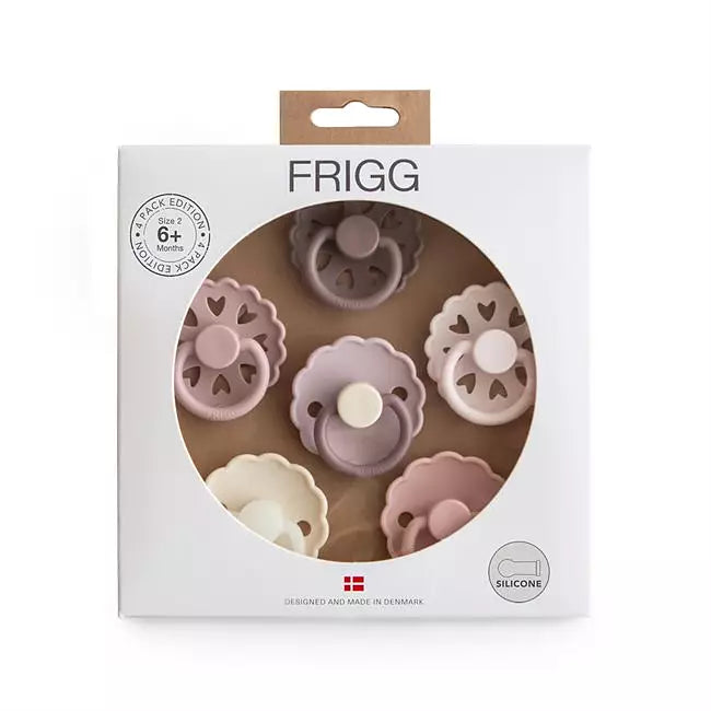FRIGG Blomstrande Kärlek Silikonnappar - 6 pack