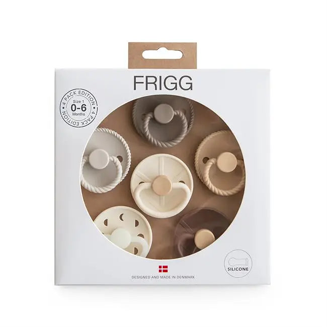 FRIGG Jordnära Färger Silikonnappar - 6 pack