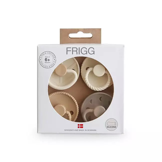 FRIGG Kristallglittrande Silikon Nappar - 4 pack