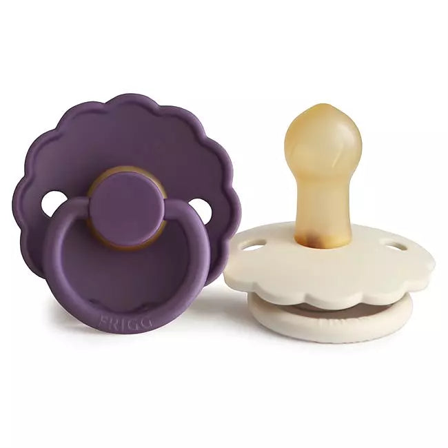 FRIGG Daisy Latexnapp 2-pack – Violdröm & Gräddvit