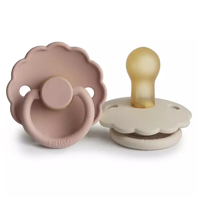 FRIGG Daisy Latexnapp 2-pack – Mjukrosa & Krämvit
