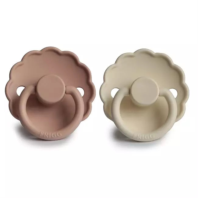 FRIGG Daisy Latexnapp 2-pack – Mjukrosa & Krämvit