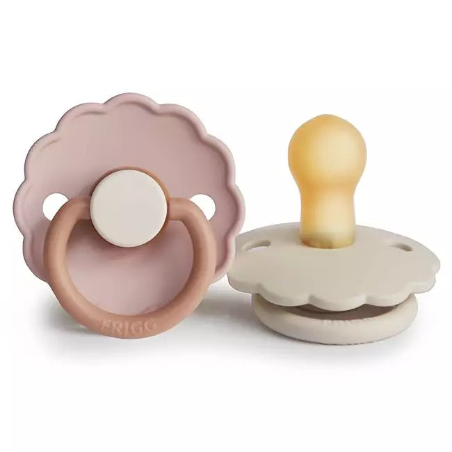FRIGG Daisy Latexnapp 2-pack – Rosa & Beige