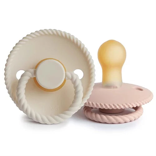 FRIGG Rope Latexnapp 2-Pack Gräddvit & Rosa