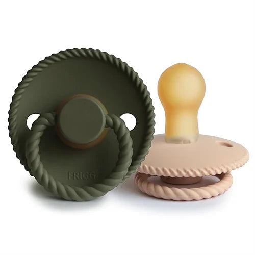 FRIGG Rope Latexnapp 2-Pack Olivgrön & Ljusrosa
