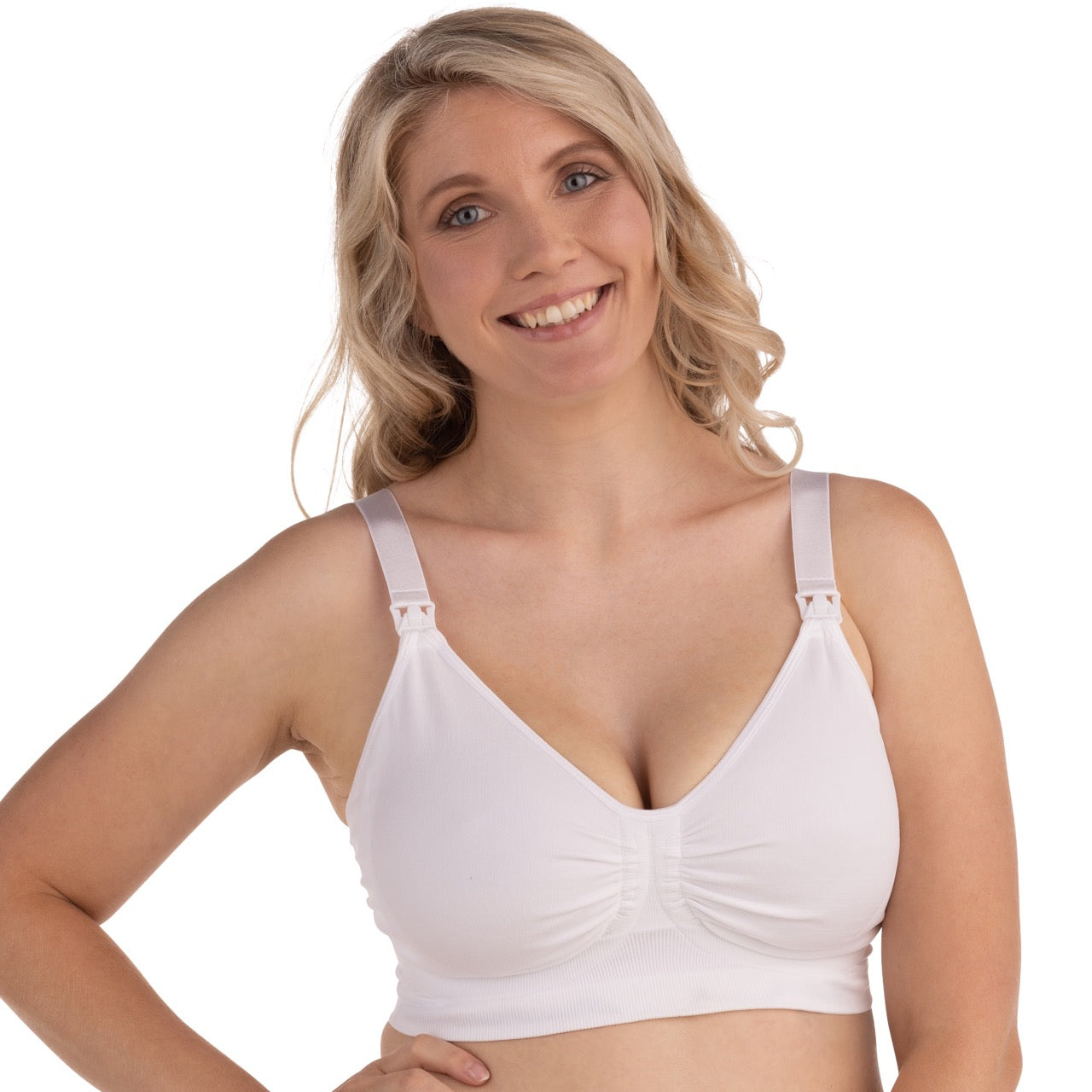 Carriwell Gravid- och Amningsbh Carri-Gel – Vit