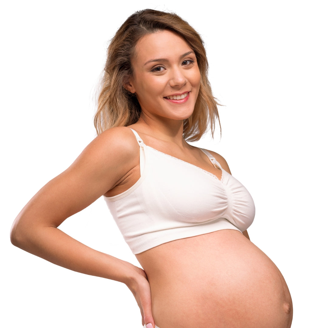 Carriwell Gravid- och Amningsbh Eko – Naturvit