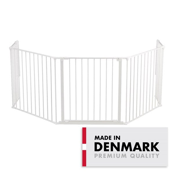 BabyDan Flex XL Säkerhetsgrind - Vit 90cm - 278cm