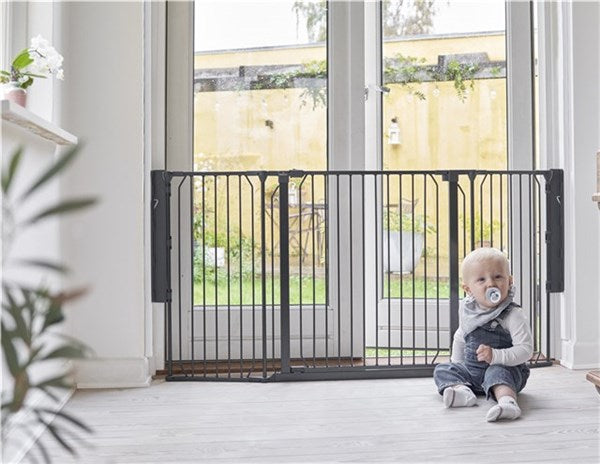 BabyDan CombiFit M Säkerhetsgrindar - Svart