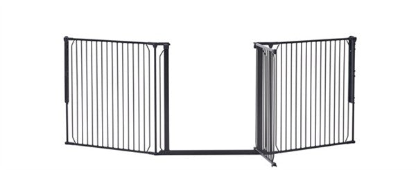 BabyDan CombiFit L Säkerhetsgrindar - Svart 90cm - 223cm