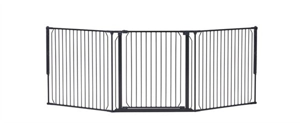 BabyDan CombiFit L Säkerhetsgrindar - Svart 90cm - 223cm