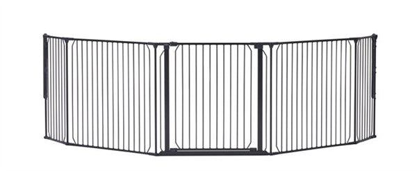 BabyDan CombiFit XL Säkerhetsgrindar - Svart 90cm - 278cm