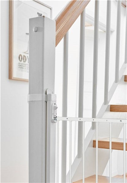 BabyDan Säkerhetsgrind Barngrind Trappadapter - Vit