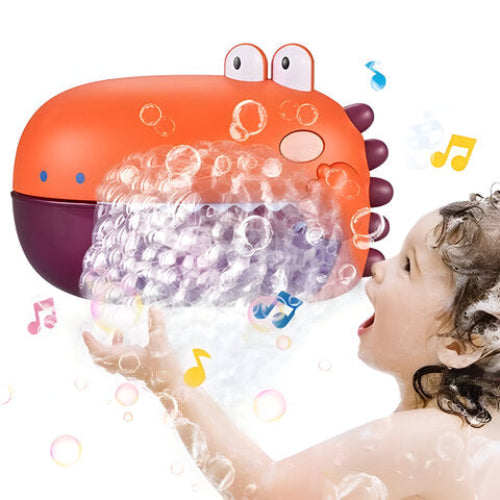 Carlo Baby Dino Bath Bubble Blower with Music Red +36 m