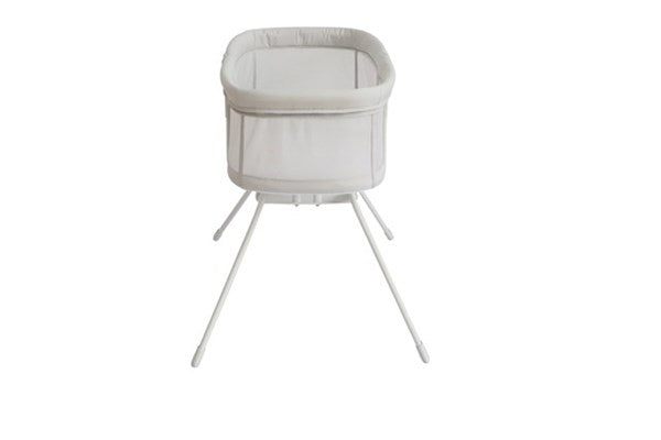 Safe & Airy Crib By BabyDan – Hopfällbar Och Gungande Vagga I Mesh Vit
