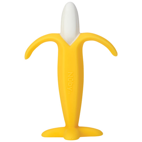 Nuby Silikonbitring – Banan 3 månader+