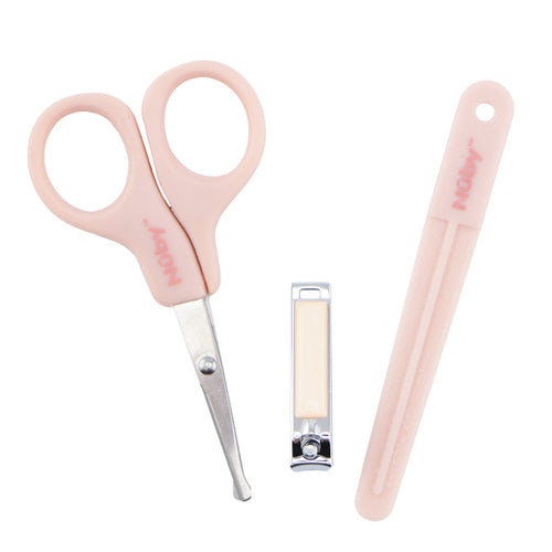 Nuby Evolutive Nagelvårdsset Rosa – Skonsam nagelvård från nyfödd