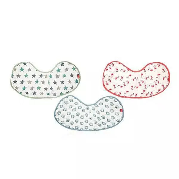 Nûby Mixpack 2N1 muslin burp cloth and bib - 0m+