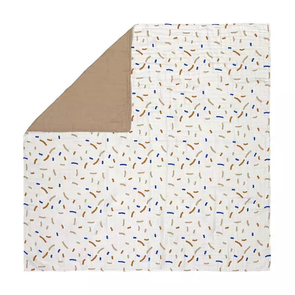 LÄSSIG Babyfilt Heavenly Soft – Little Mateys Kungsblå, 100 x 100 cm
